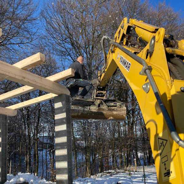 Leseni nadstreški A&T nizke gradnje